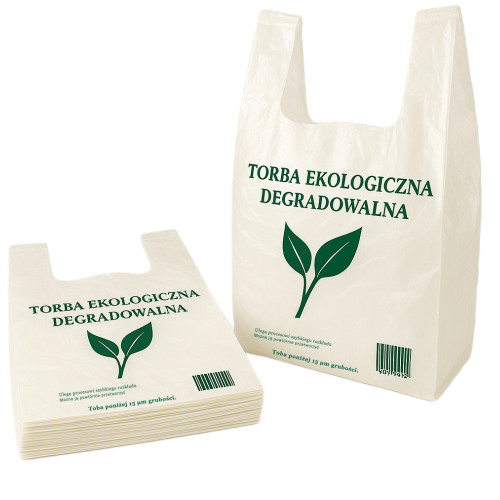 Torba foliowa hdpe reklamowka 30x55 ekologiczna 200 sztuk