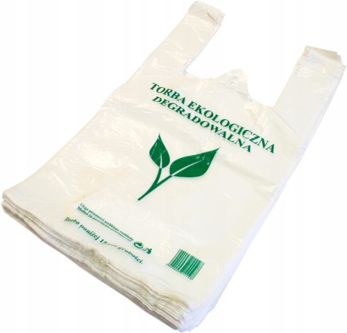 Torba foliowa reklamowka hdpe 25x45 ekologiczna 200 sztuk
