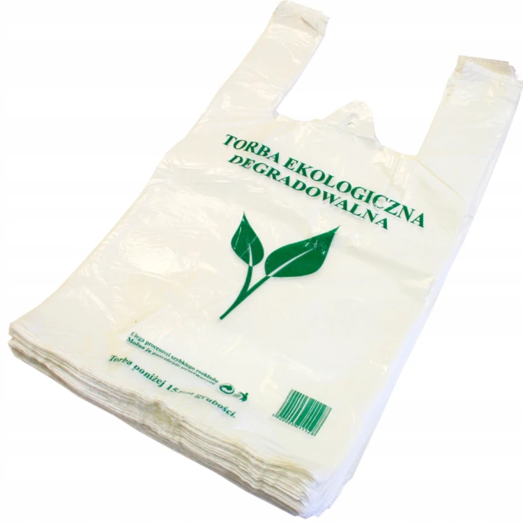 Torba foliowa reklamowka hdpe 25x45 ekologiczna 200 sztuk