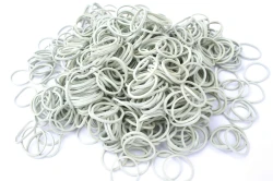 Gumki recepturki 20x1,5 mm białe 1KG