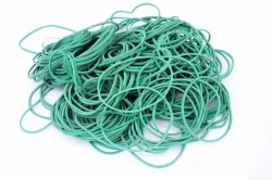 Gumki recepturki 40x1,5 mm zielone 1KG