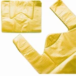 Reklamówki foliowe torby HDPE mocne 30x55 cm 100 sztuk 14µ Żółte