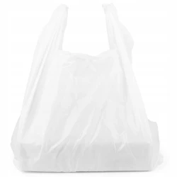 Torby foliowe HDPE 30x55 cm 14µ białe, mleczne - 100 sztuk