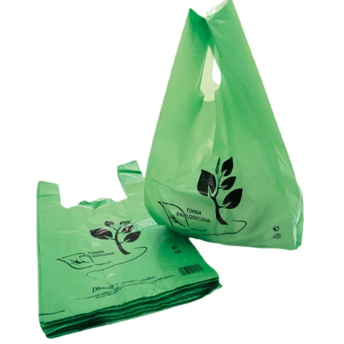 Reklamowka torba foliowa ldpe 30x55 cm bardzo gruba zielona 50 sztuk.webp