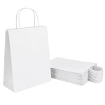 50 sztuk toreb papierowych białych z uchem skręcanym o wymiarach 24x10x32 cm.webp