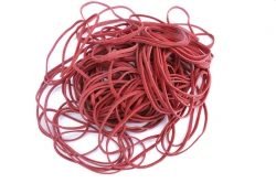 Gumki recepturki 80x3 mm czerwone 1 KG