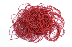 Gumki recepturki 40x1,5 mm czerwone 1KG