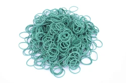 Gumki recepturki 20x1,5 mm zielone 1KG