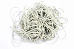 Gumki recepturki 80x3 mm białe 1KG
